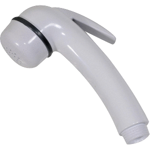 SCANDVIK 14004P EURO SHOWER HANDLE STRAIGHT, WHITE