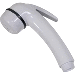 SCANDVIK 14004P EURO SHOWER HANDLE STRAIGHT, WHITE