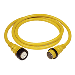 MARINCO 50 AMP 125V SHORE POWER CABLE, 75', YELLOW