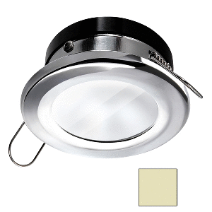 I2SYSTEMS APEIRON A1110Z 4.5W SPRING MOUNT LIGHT, ROUND, WARM WHITE, POLISHED CHROME FINISH