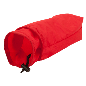 SEA DOG NYLON DECK PLATE BAG, 6" X 10", RED