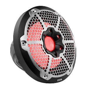 DS18 HYDRO 10" SUBWOOFER W/RGB LIGHTS, 600W, BLACK
