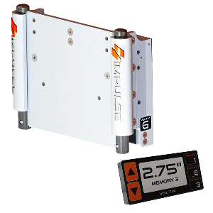 IMPULSE XL 6" SET BACK ELECTRIC JACK PLATE W/SMART CONTROL, WHITE CERAKOTE