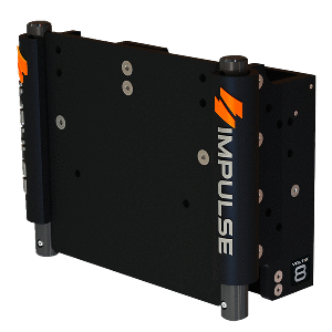 IMPULSE 8" SET BACK ELECTRIC JACK PLATE W/STANDARD CONTROL, BLACK ANODIZE