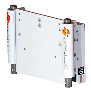 IMPULSE XL 6" SET BACK ELECTRIC JACK PLATE W/STANDARD CONTROL, WHITE CERAKOTE