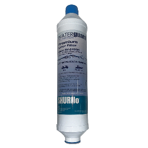 SHURFLO BY PENTAIR CITY WATER ENTRY IN-LINE FILTER W/GARDEN HOSE ENDS