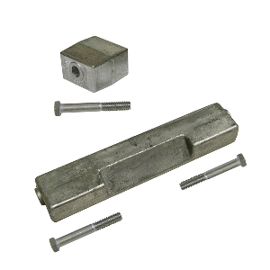 PERFORMANCE METALS BOMBARDIER JOHNSON/EVINRUDE 90-225HP 1991 & LATER COMPLETE ANODE KIT, ALUMINUM