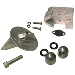 PERFORMANCE METALS MERCRUISER ALPHA 1 GEN 1 COMPLETE ANODE KIT (NO POWER STEERING), ALUMINUM