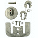PERFORMANCE METALS MERCRUISER BRAVO 2/3 COMPLETE ANODE KIT, ALUMINUM