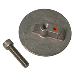 PERFORMANCE METALS FLAT TRIM TAB ANODE, ALUMINUM
