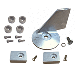 PERFORMANCE METALS SUZUKI 40-50HP OUTBOARD COMPLETE ANODE KIT, ALUMINUM