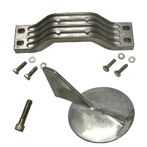 PERFORMANCE METALS YAMAHA COUNTER ROTATING 150HP OUTBOARD COMPLETE ANODE KIT, ALUMINUM