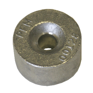 PERFORMANCE METALS BUTTON ANODE, ALUMINUM
