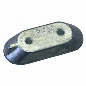 PERFORMANCE METALS YAMAHA CLAMP BRACKET ANODE (8-250HP), ALUMINUM
