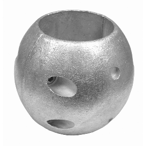 PERFORMANCE METALS 2" STREAMLINED SHAFT ANODE, ALUMINUM