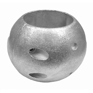 PERFORMANCE METALS 3" STREAMLINED SHAFT ANODE, ALUMINUM