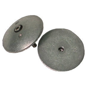 PERFORMANCE METALS 1-7/8" RUDDER/TRIM TAB ANODE, ALUMINUM