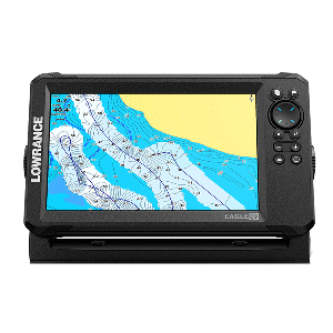LOWRANCE EAGLE EYE 9 LIVE W/T/M TRANSDUCER & C-MAP INLAND CHARTS