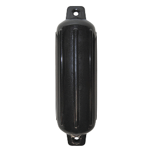 TAYLOR MADE STORM GARD 5.5" X 20" INFLATABLE VINYL FENDER, ONYX BLACK