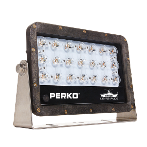 PERKO LIGHTSHIP 100 LED HIGH PERFORMANCE SPOTLIGHT, 12/24V, BLACK