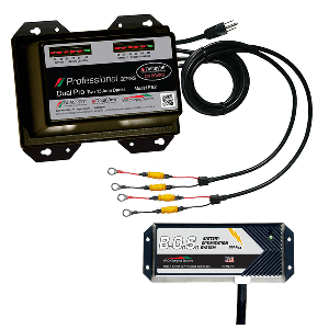 DUAL PRO PS2 2 BANK BATTERY CHARGER W/2 BANK B.O.S.