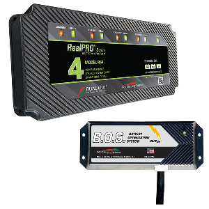 DUAL PRO RS4 4 BANK BATTERY CHARGER W/2 BANK B.O.S.