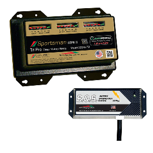DUAL PRO SS3 AUTO 3 BANK BATTERY CHARGER W/3 BANK B.O.S.