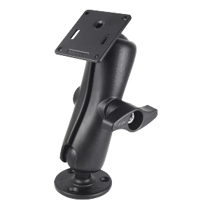 RAM MOUNT RAM DOUBLE BALL MOUNT W/75 X 75MM VESA PLATE & JAM NUT, MEDIUM