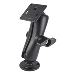 RAM MOUNT RAM DOUBLE BALL MOUNT W/75 X 75MM VESA PLATE & JAM NUT, MEDIUM