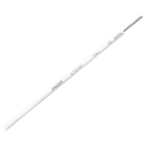 PACER WHITE 18 AWG UL MARINE WIRE, 35'