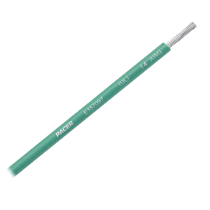 PACER GREEN 14 AWG PRIMARY WIRE, 25'