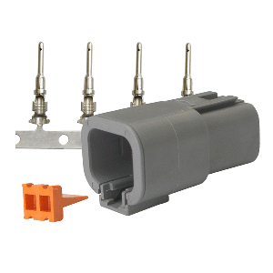 PACER DTP DEUTSCH RECEPTACLE REPAIR KIT, 14-12 AWG (4 POSITION)
