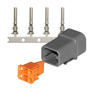 PACER DTP DEUTSCH PLUG REPAIR KIT, 14-12 AWG (4 POSITION)
