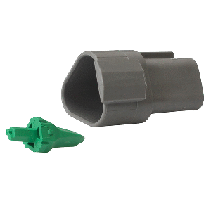 PACER DEUTSCH DT RECEPTACLE & WEDGE LOCK KIT, 3 POSITION, 10 PACK