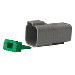 PACER DEUTSCH DT RECEPTACLE & WEDGE LOCK KIT, 6 POSITION, 5 PACK