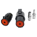 PACER DEUTSCH 6 AWG DTHD POWER PLUG & RECEPTACLE W/PIN & SOCKET