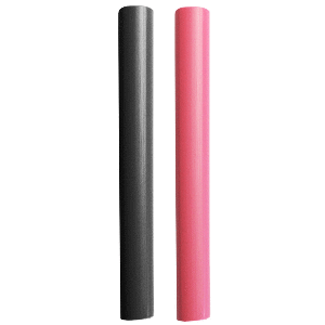 PACER BATTERY CABLE HEAT SHRINK TUBING, 1/2" X 3", BLACK/RED (2-PIECES COMBO PACK)