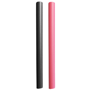PACER BATTERY CABLE HEAT SHRINK TUBING, 1/4" X 3", BLACK/RED (2-PIECES COMBO PACK)