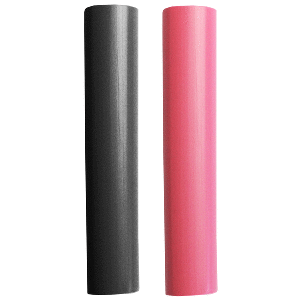 PACER BATTERY CABLE HEAT SHRINK TUBING, 1" X 3", BLACK/RED (2-PIECES COMBO PACK)