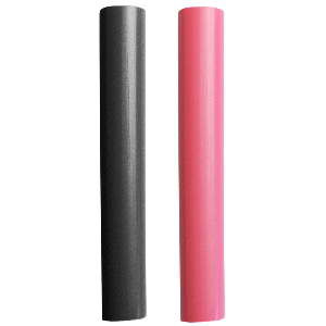 PACER BATTERY CABLE HEAT SHRINK TUBING, 3/4" X 3", BLACK/RED (2-PIECES COMBO PACK)