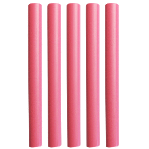 PACER BATTERY CABLE HEAT SHRINK TUBING, 3/8" X 12", RED (5-PIECES)