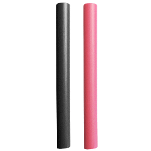 PACER BATTERY CABLE HEAT SHRINK TUBING, 3/8" X 3", BLACK/RED (2-PIECES COMBO PACK)