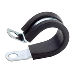 PACER STAINLESS STEEL C-CLAMP W/NEOPRENE CUSHION, 1/4