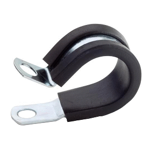 PACER STAINLESS STEEL C-CLAMP W/NEOPRENE CUSHION, 3/4", 10 PACK