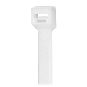 PACER 11" CABLE TIE, NATURAL COLOR, 50LB TENSILE STRENGTH, 3" BUNDLE DIAMETER, 100 PIECE BAG