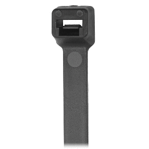 PACER 15" CABLE TIE, BLACK, 120LB TENSILE STRENGTH, 4" BUNDLE DIAMETER, 100 PIECE BAG