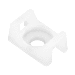 PACER SCREW DOWN CABLE TIE MOUNT, #8 SCREW MOUNT METHOD, NATURAL COLOR, 100 PACK