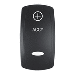 PACER ACTUATOR, 'ACCY' F/V SERIES CONTURA SWITCHES, BLACK, LASER ETCHED (TOP/BOTTOM LIGHT)