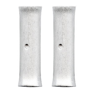 PACER SEAMLESS BUTT SPLICE, 1/0 AWG, NON-INSULATED, 2 PACK