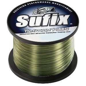 SUFIX TRITANUM PLUS, 10LB, DARK GREEN, 1495 YDS